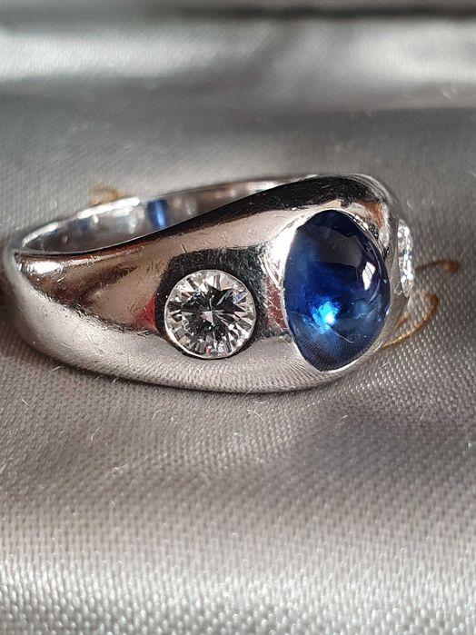 Unicat superb colectie aur safir si diamante naturale