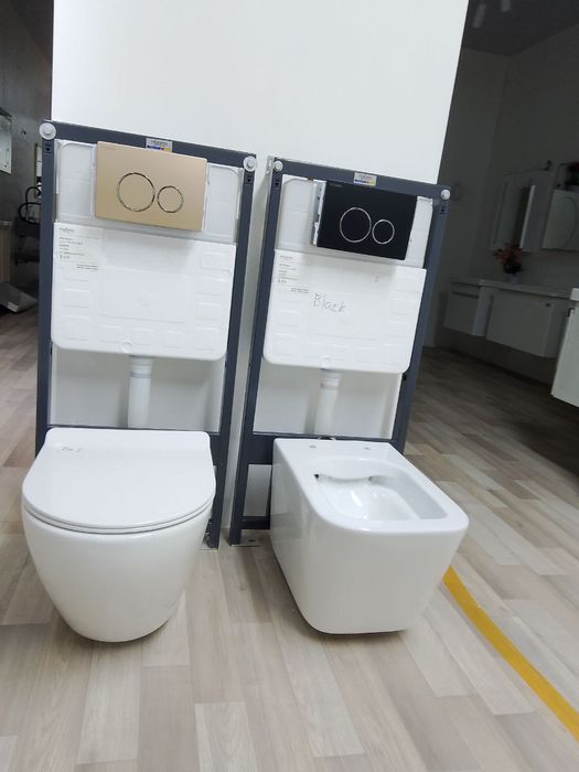 Инсталляция  Вакуумный с Кнопкой из Китая! Бренд MUBAN. Гарантия!