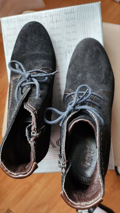 Обувки Gracia, естествен велур ,38 номер