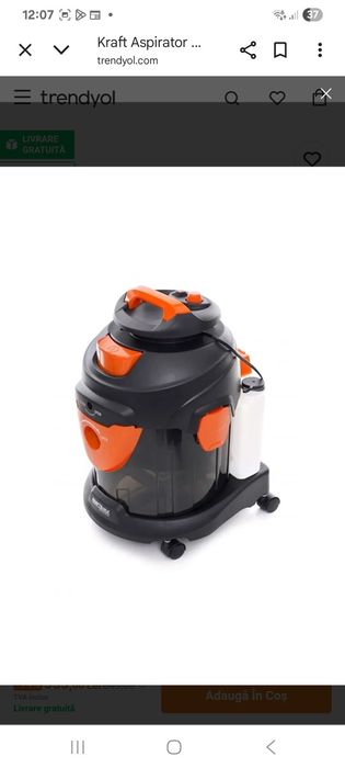 Aspirator umed-uscat 1400 W, 20 L