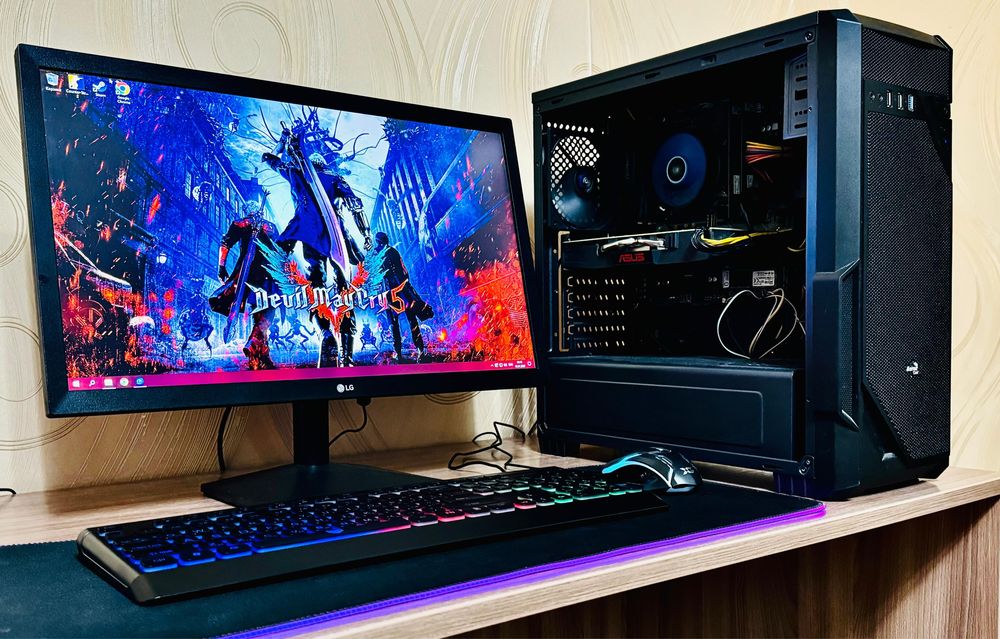 Игровой Компьютер с Монитором ВЕСЬ КОМПЛЕКТ