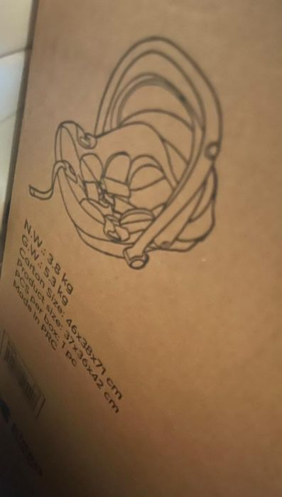 KIKKA BOO Стол за кола-кошница I-PRIME I-SIZE (45-87 см) BLACK