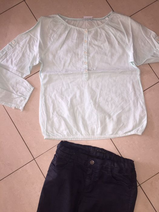 Яке,блузки,клин Lui Joe;Бенетон/Benetton;Okaidi,жилетка Roxy-140/146