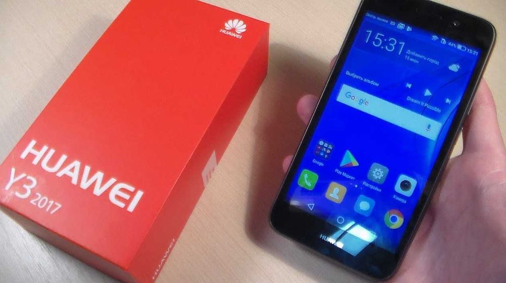 Смартфон Huawei Y3 2017 - 2 слота сим, 4G