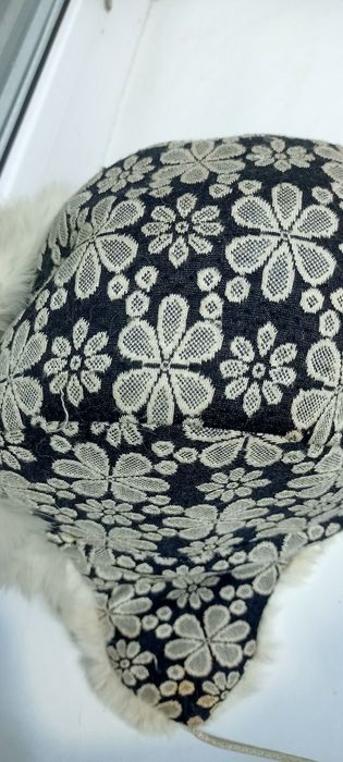 Шапка мех натуральный кролик