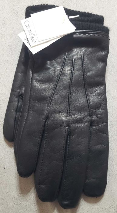Нови кожени ръкавици  Calvin Klein