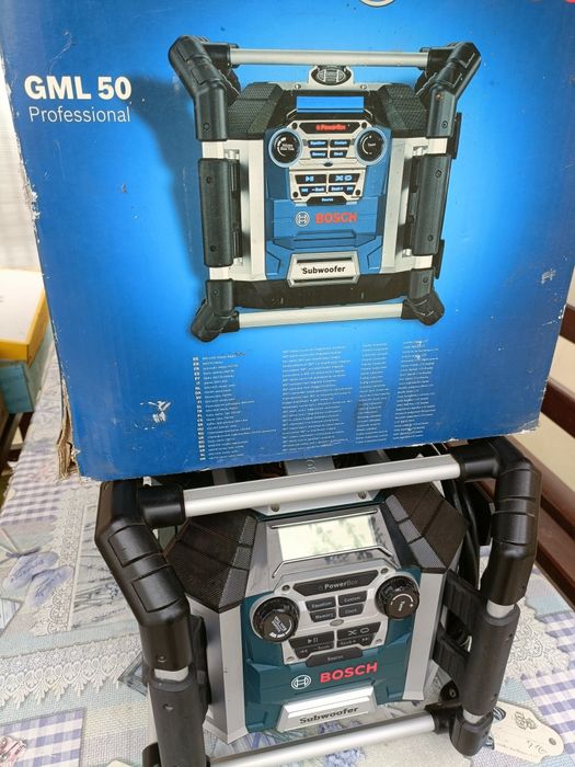 Radio șantier BOSCH GML 50 cu telecomandă