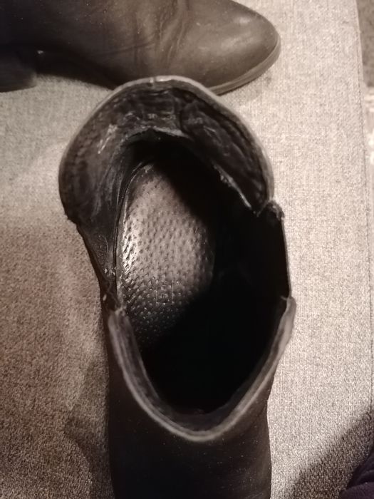 Дамски боти от естествена кожа