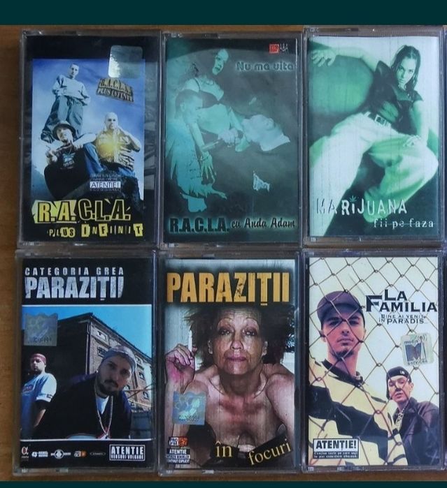 Casete Hip Hop Racla Parazitii