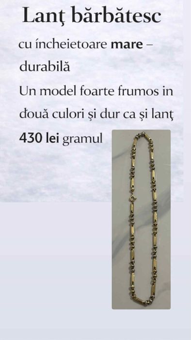 inel, cercei, lant dama, lant barbati de aur 14k