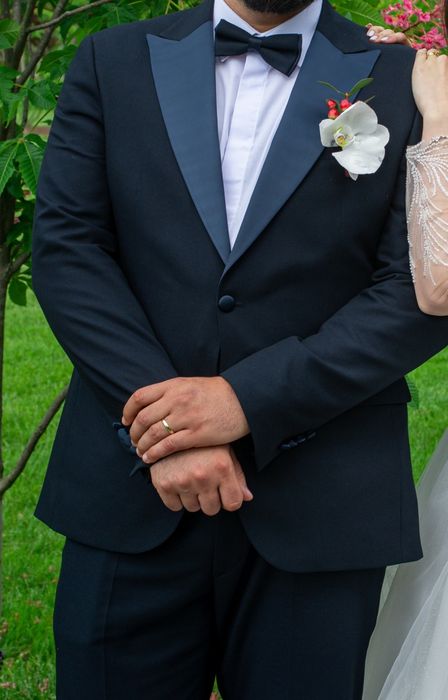 Costum Mire/Gala Premium (3 piese) - Bleumarin - Mărime 60 (XL-XXL)