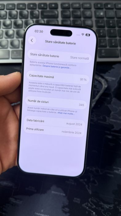 iPhone 16 PRO - husa aramida / kevlar inclusa.
