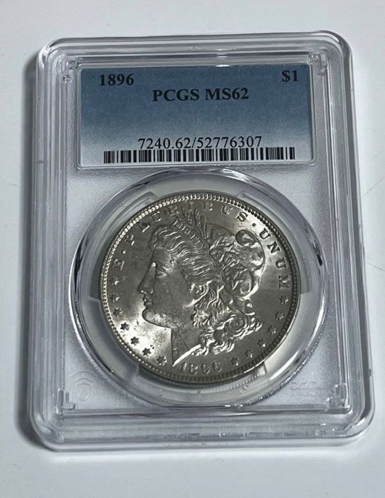 Морган доллар 1896 год серебро