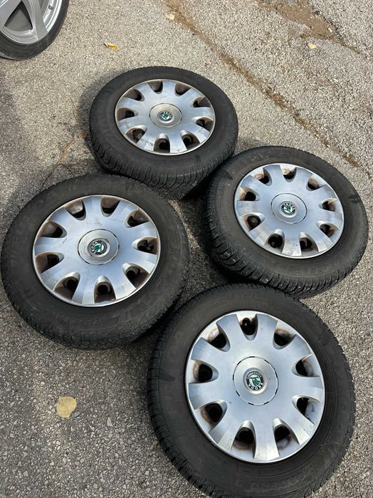 4бр. железни джанти с тасове 15" 5x112 - Skoda и VAG групата