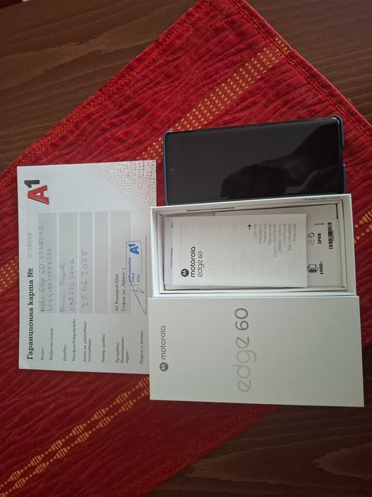 Продавам нов телефон Motorola Edge 60 8/256GB. Гаранция!