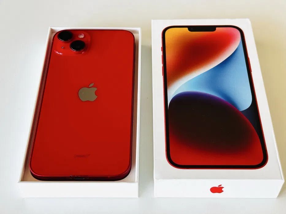 НОВ! Iphone 14 Plus 128GB Red 100% Батерия! Гаранция 6 месеца