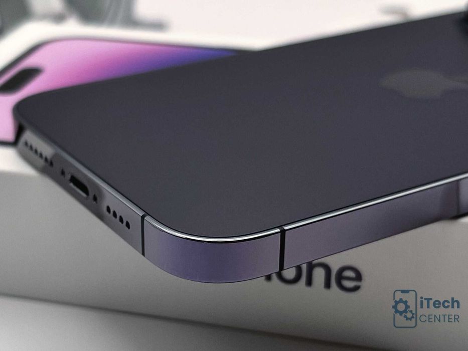 iPhone 14 Pro MAX, 128GB, Purple, 100% батерия, ОТЛИЧЕН, ГАРАНЦИЯ!