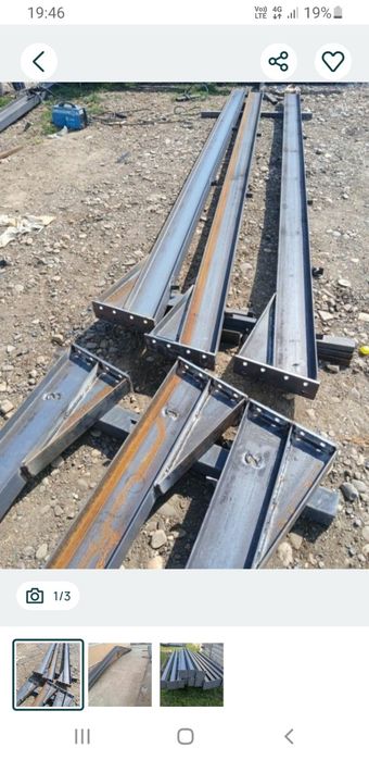 Ocazie structuri metalice  la doar 35 euro mp