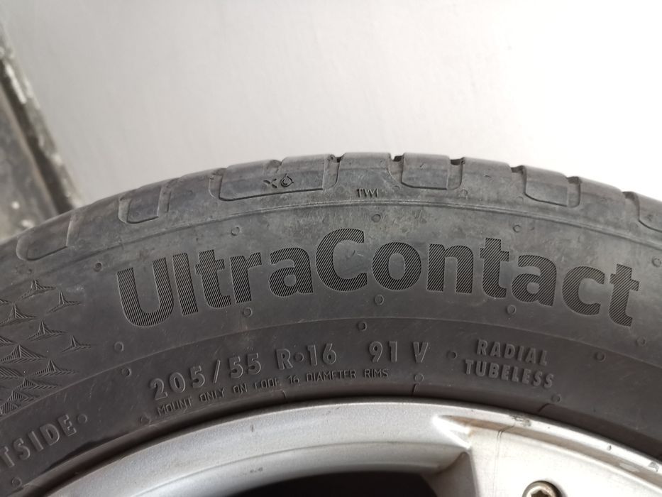 Джанти лети 16"с летни гуми Continental UltraContact 205 55 16 2
