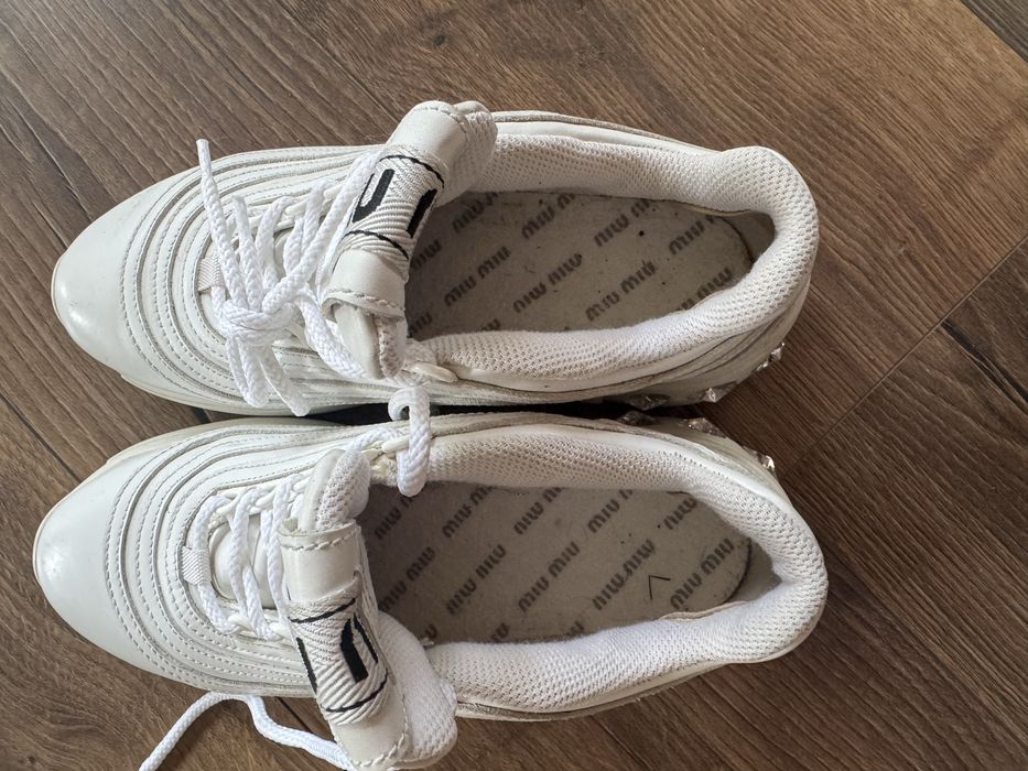 Sneakers Miu Miu Crystal Heel