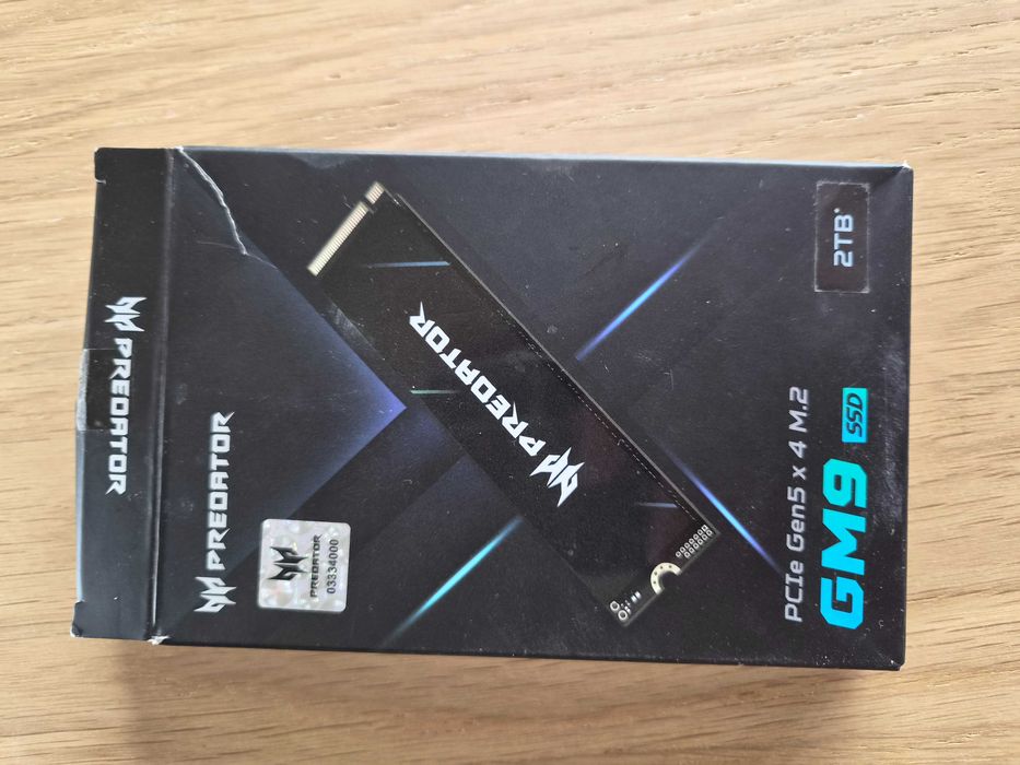 SSD ССД Acer Predator Gm9 M.2 NVMe 2TB PCIe 5.0