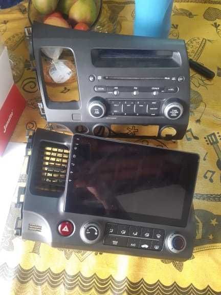 Navigatie android Honda Civic rama inclusa Waze YouTube GPS USB