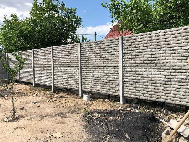 Евро бетонды заборлар