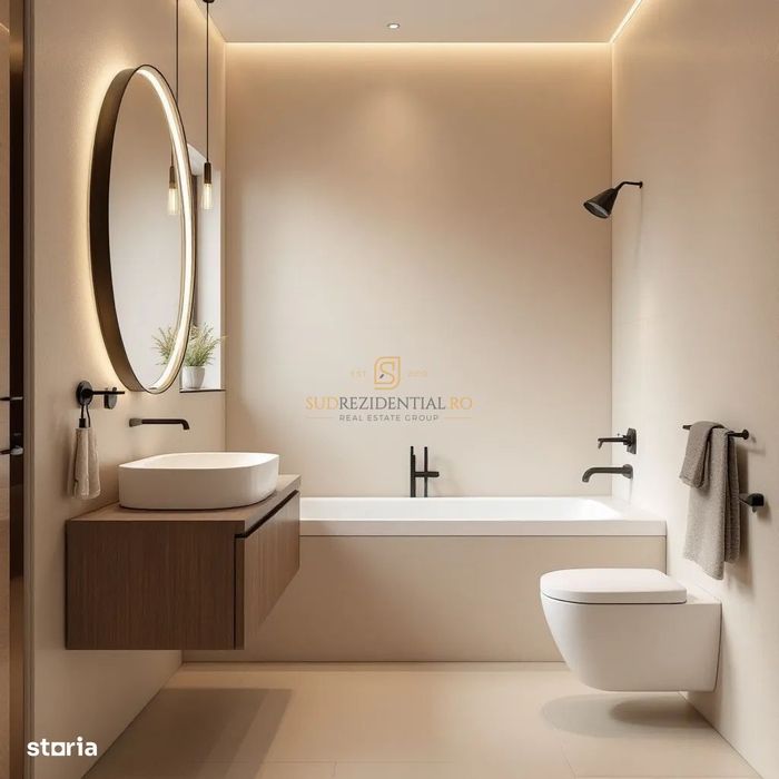 Apartament nou, 2 camere si balcon, finisaje moderne - Comuna Vidra