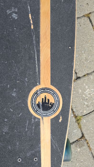 Longboard Yocaher Punked(40"), roți Speed Cruiser 70mm – stare bună de funcționare