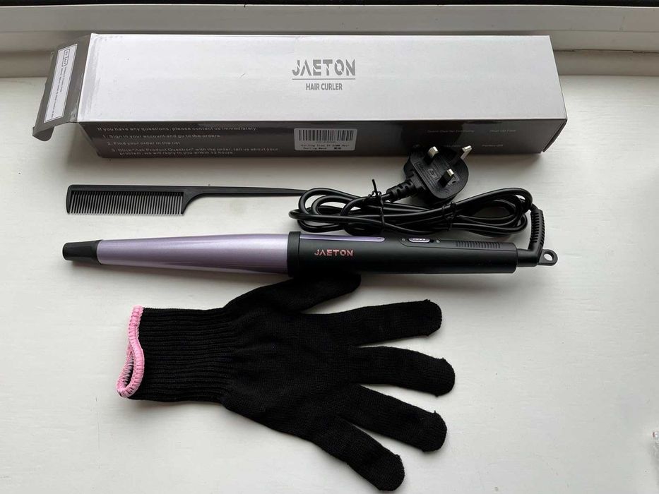 Маша за къдрене на коса, 19-32MM професионална керамична с ръкавица