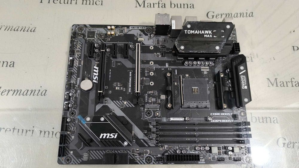 Placă de bază MSI B450 Tomahawk MAX AM4 DDR4 ATX – Testată, Funcțională