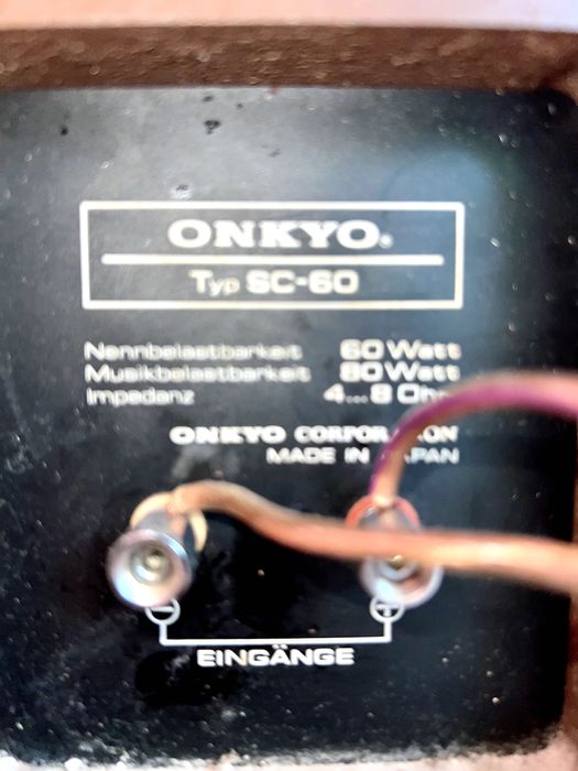 Boxe Vintage Onkyo SC-60