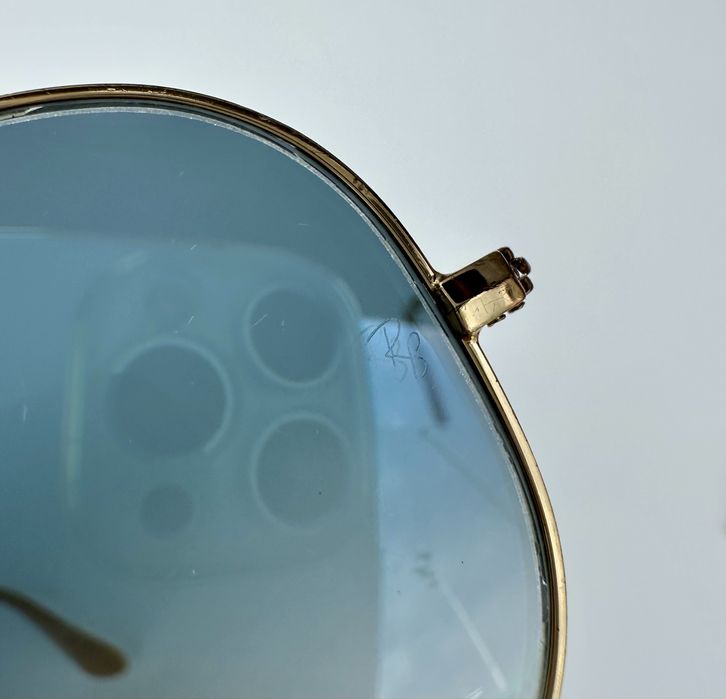 Ray Ban RB3025 Aviator;Made in Italy;сини огледални лещи;размер 58мм
