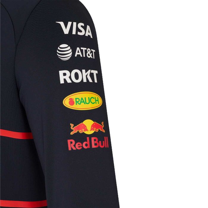 Red Bull Racing F1 Team 1/4 Zip Top - Оригинална мъжка блуза с цип