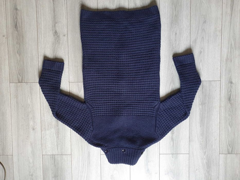 Jacheta tricotata VNECK - Made in Italy (80% wool) - Marimea 48 (M)