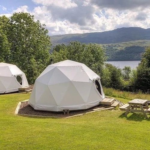 Геокупол, глэмпинг