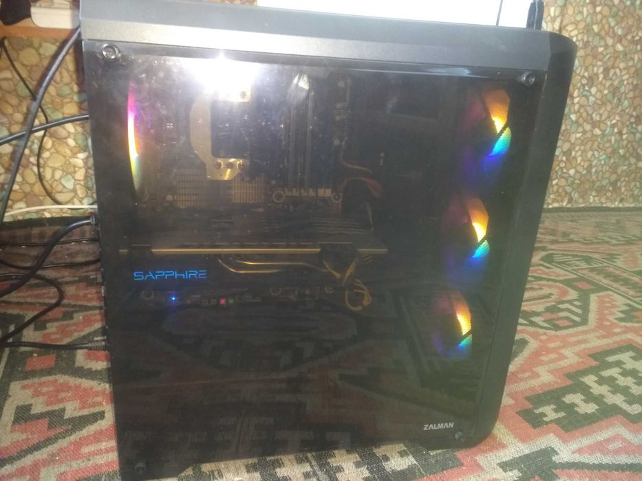 ГеймингPC XeonX5670-6с/12т/RX580-8gb/16gbDDR3/240ssd/750hdd/650PSU