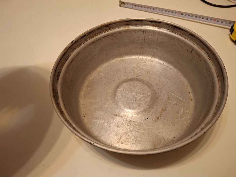 Стара соц полска алуминиева електрическа тенджера