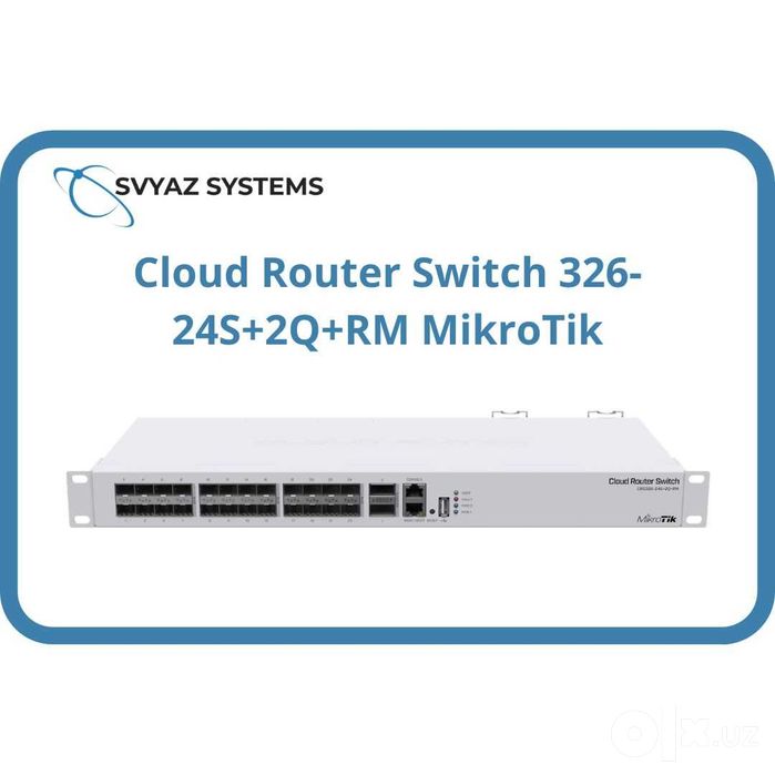 MikroTik Cloud Router Switch 326-24S+2Q+RM Коммутатор