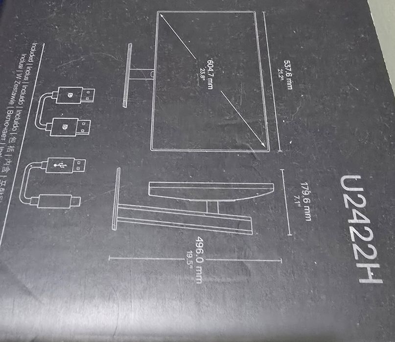 Vand Monitor Dell 24 U2422H