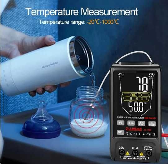 Multimetru digital reancarcabil usb