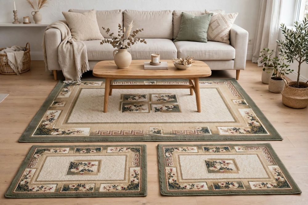 PACHET 4 Covoare ACVILA INCOV - Covor 160x230 + 2x Carpete 60x110 + Traversa 1,25x3,30m - Stare Excelentă