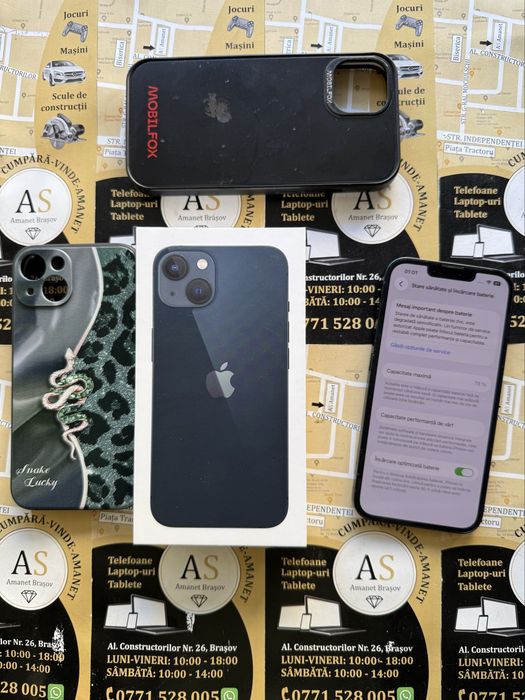 Apple iPhone 13 128Gb Midnight Neverlocked la cutie