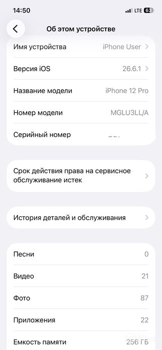 iPhone 12 pro 256