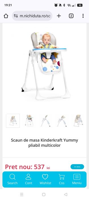 Scaun de masa kinderkraft