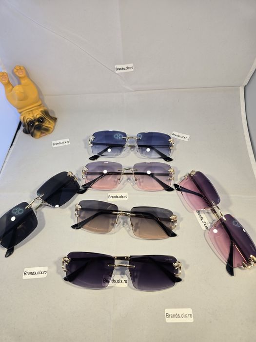 Ochelari de soare Cartier Rimless, 17594, made in Italy, pret per bucata