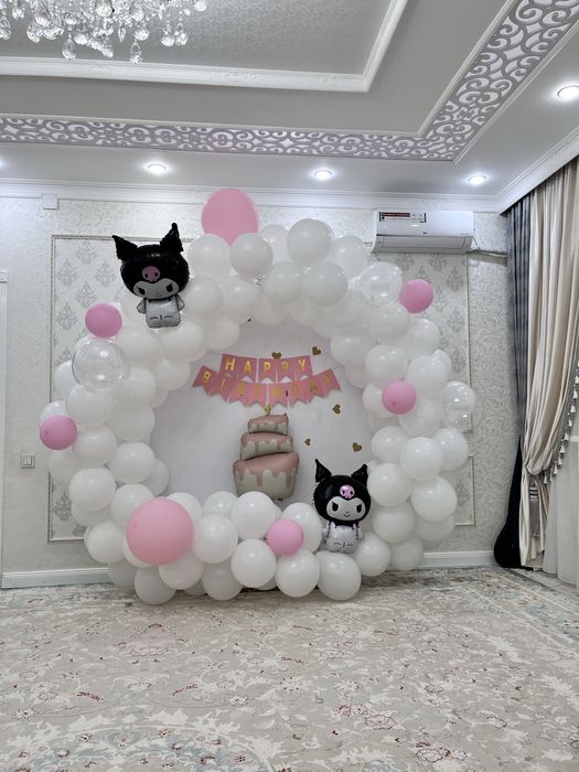 Оформление шарами в Актау