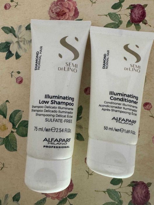 Sampon  si balsam pentru stralucirea parului Alfaparf