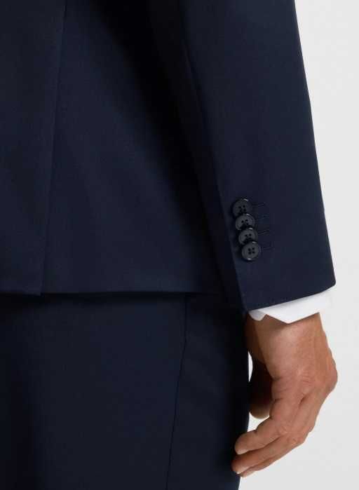 Sacou blazer slim 48 M Hugo Boss lana Guabello Super 120's dark navy