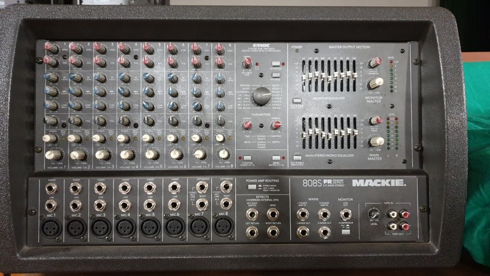 Пулт (power mixer) MACKIE 808S FR SERIES гр. Смолян Нов център • OLX.bg